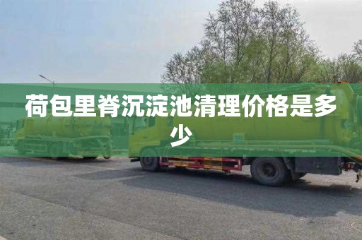 荷包里脊沉淀池清理價格是多少