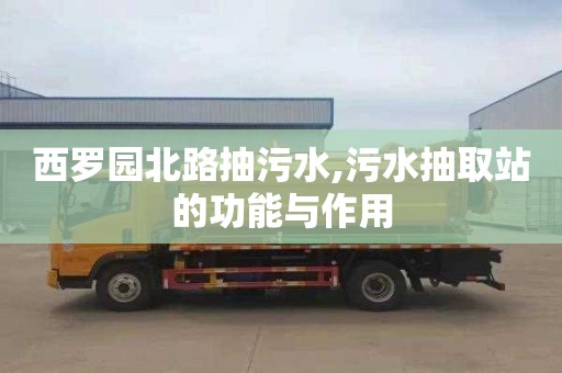 西羅園北路抽污水,污水抽取站的功能與作用