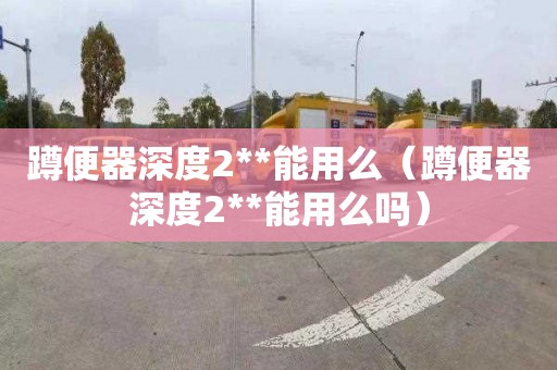 蹲便器深度2**能用么（蹲便器深度2**能用么嗎）