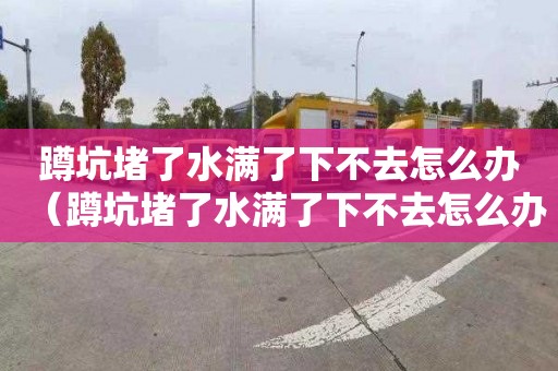 蹲坑堵了水滿了下不去怎么辦（蹲坑堵了水滿了下不去怎么辦視頻）