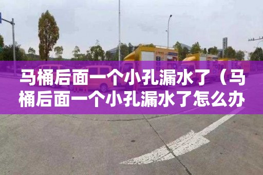 馬桶后面一個小孔漏水了（馬桶后面一個小孔漏水了怎么辦）