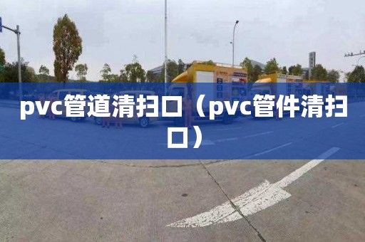 pvc管道清掃口（pvc管件清掃口）