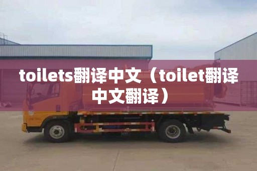 toilets翻譯中文（toilet翻譯中文翻譯）