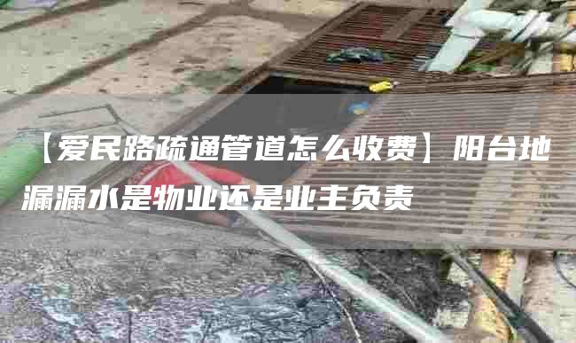 【愛民路疏通管道怎么收費】陽臺地漏漏水是物業還是業主負責